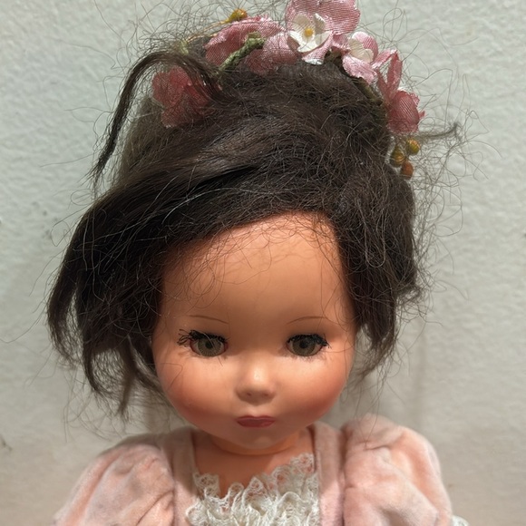 Vintage Furga Doll 1960s Charming Pink Doll with Lace Dress from Alta Moda - Picture 2 of 10